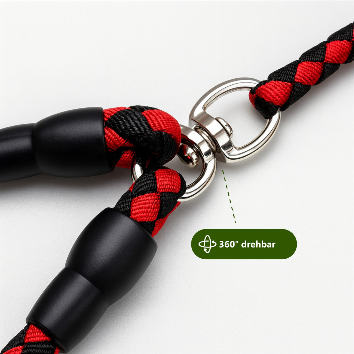 Doppelleine – 360°-Karabiner