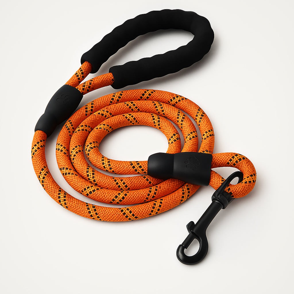 Reflektierende Nylonleine – Orange