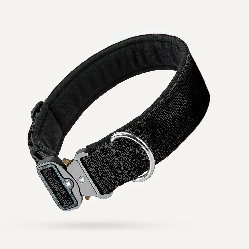 Taktisches Hundehalsband – Schwarz
