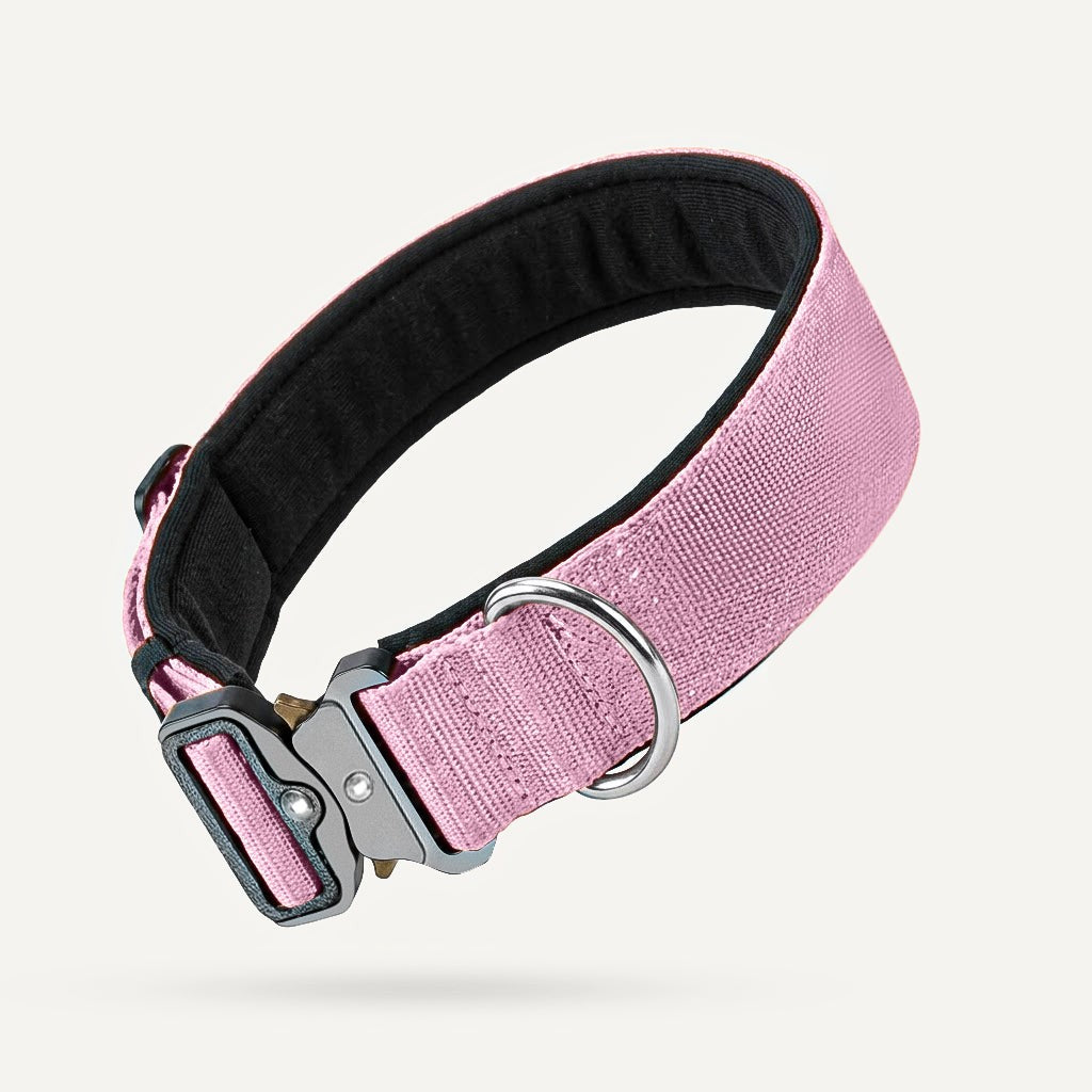 Taktisches Hundehalsband – Rosa
