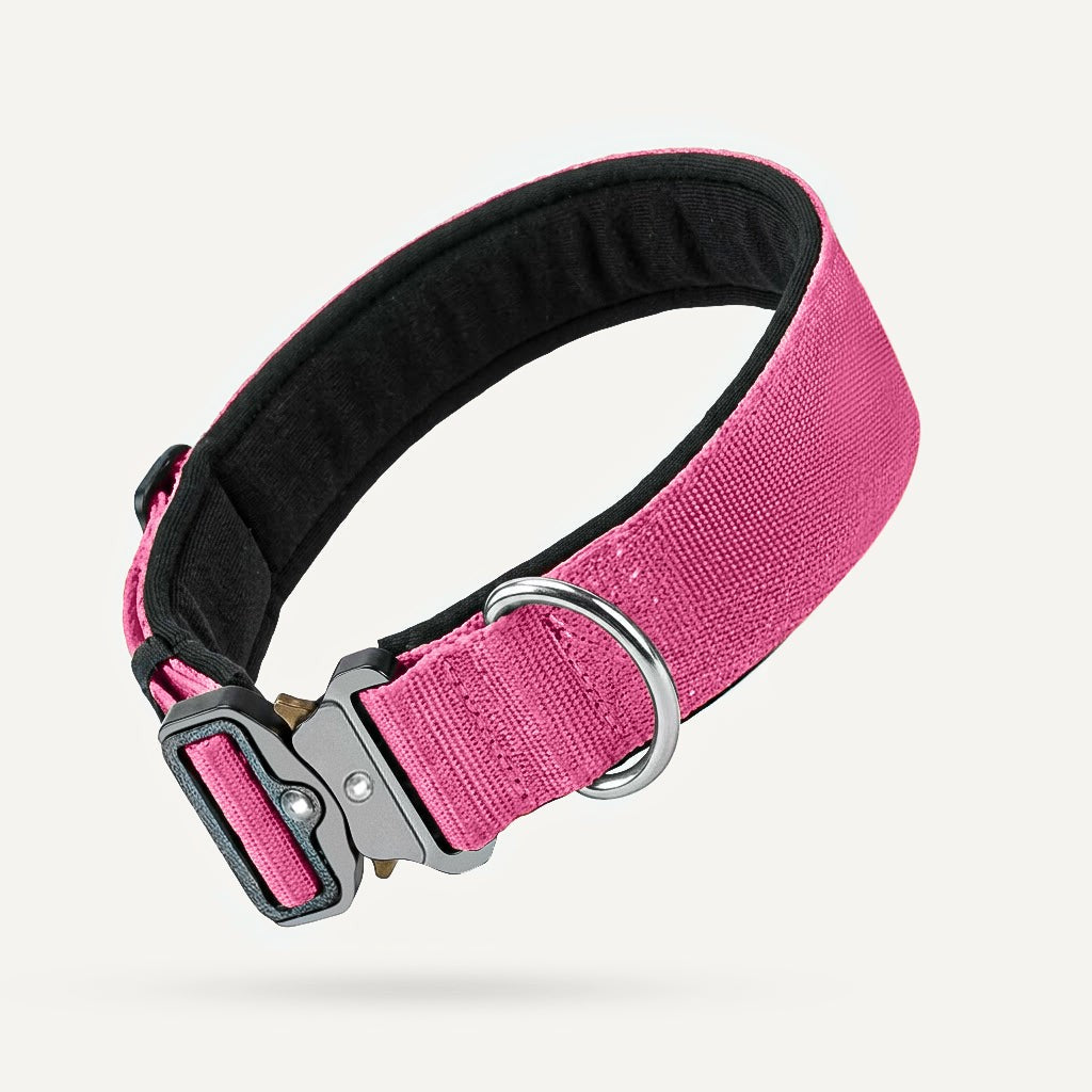 Taktisches Hundehalsband – Pink